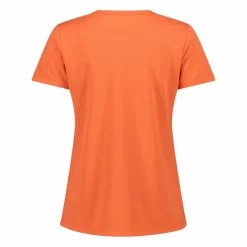 Maglia a maniche corte girocollo da donna con logo CMP