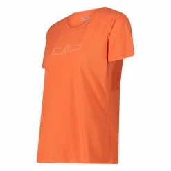 Maglia a maniche corte girocollo da donna con logo CMP
