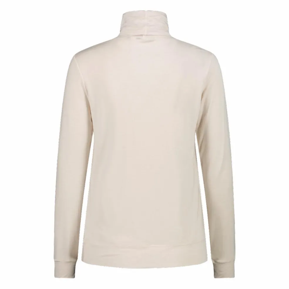 Maglia da donna con collo a dolcevita in Light Tencel Merino