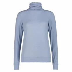 Maglia da donna con collo a dolcevita in Light Tencel Merino