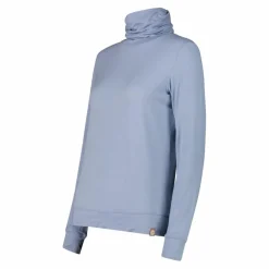 Maglia da donna con collo a dolcevita in Light Tencel Merino