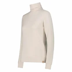 Maglia da donna con collo a dolcevita in Light Tencel Merino