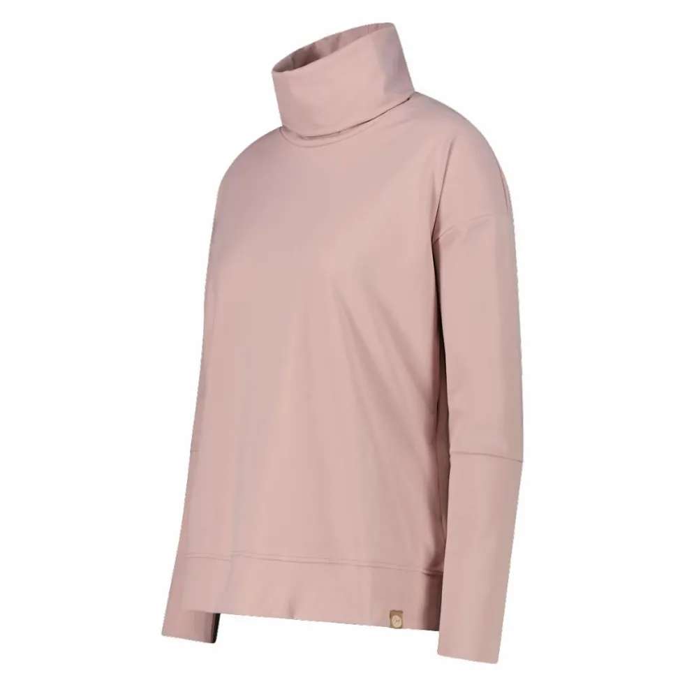 Maglia da donna maniche lunghe con collo a dolcevita