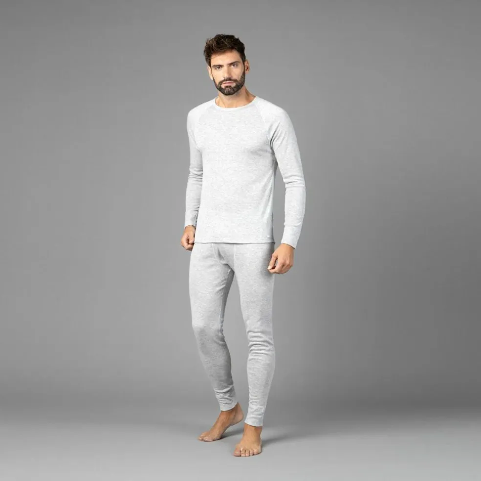 Maglia intima a maniche lunghe da uomo girocollo