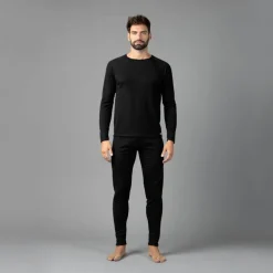Maglia intima a maniche lunghe da uomo girocollo