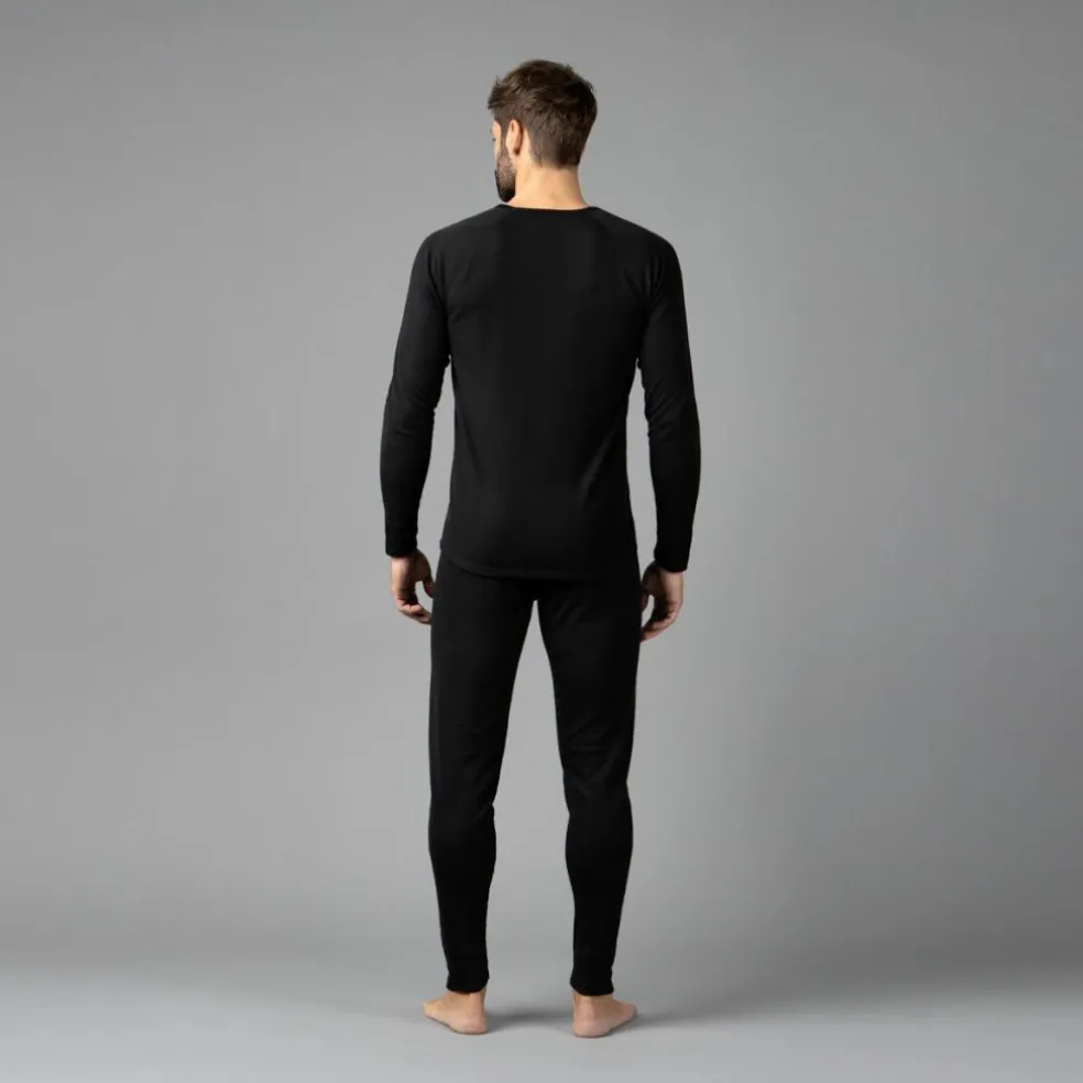 Maglia intima a maniche lunghe da uomo girocollo