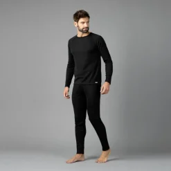 Maglia intima a maniche lunghe da uomo girocollo