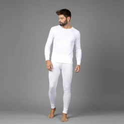 Maglia intima a maniche lunghe da uomo girocollo