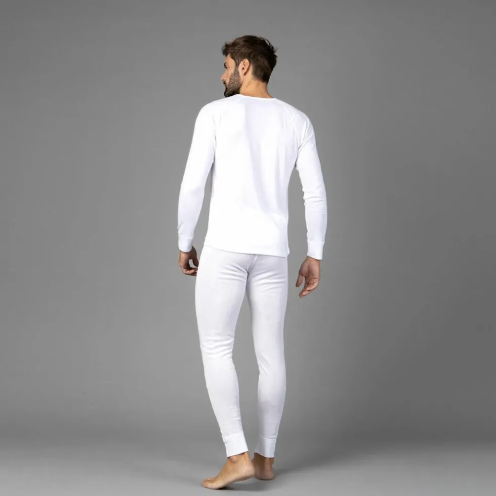 Maglia intima a maniche lunghe da uomo girocollo