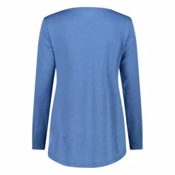 Maglia leggera da donna in jersey melange