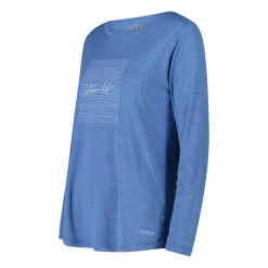 Maglia leggera da donna in jersey melange