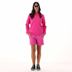Maglia Manica Lunga in Light French Terry Stretch da Donna