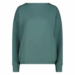Maglia Manica Lunga in Light French Terry Stretch da Donna