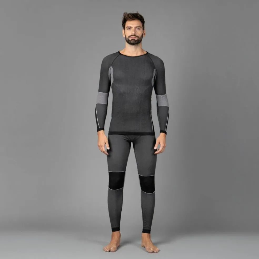 Maglia termica a maniche lunghe da uomo senza cuciture