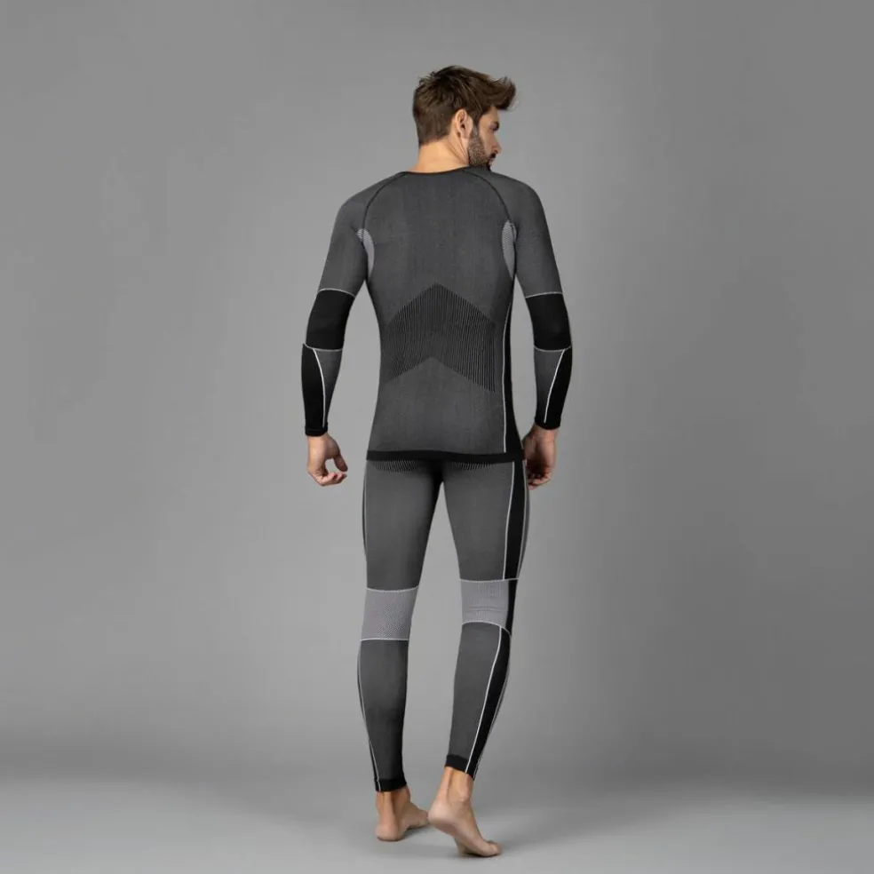 Maglia termica a maniche lunghe da uomo senza cuciture