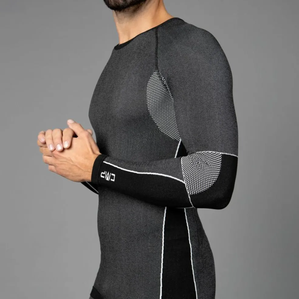 Maglia termica a maniche lunghe da uomo senza cuciture