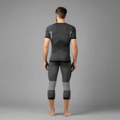 Maglia termica a maniche corte da uomo senza cuciture