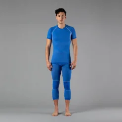 Maglia termica a maniche corte da uomo senza cuciture