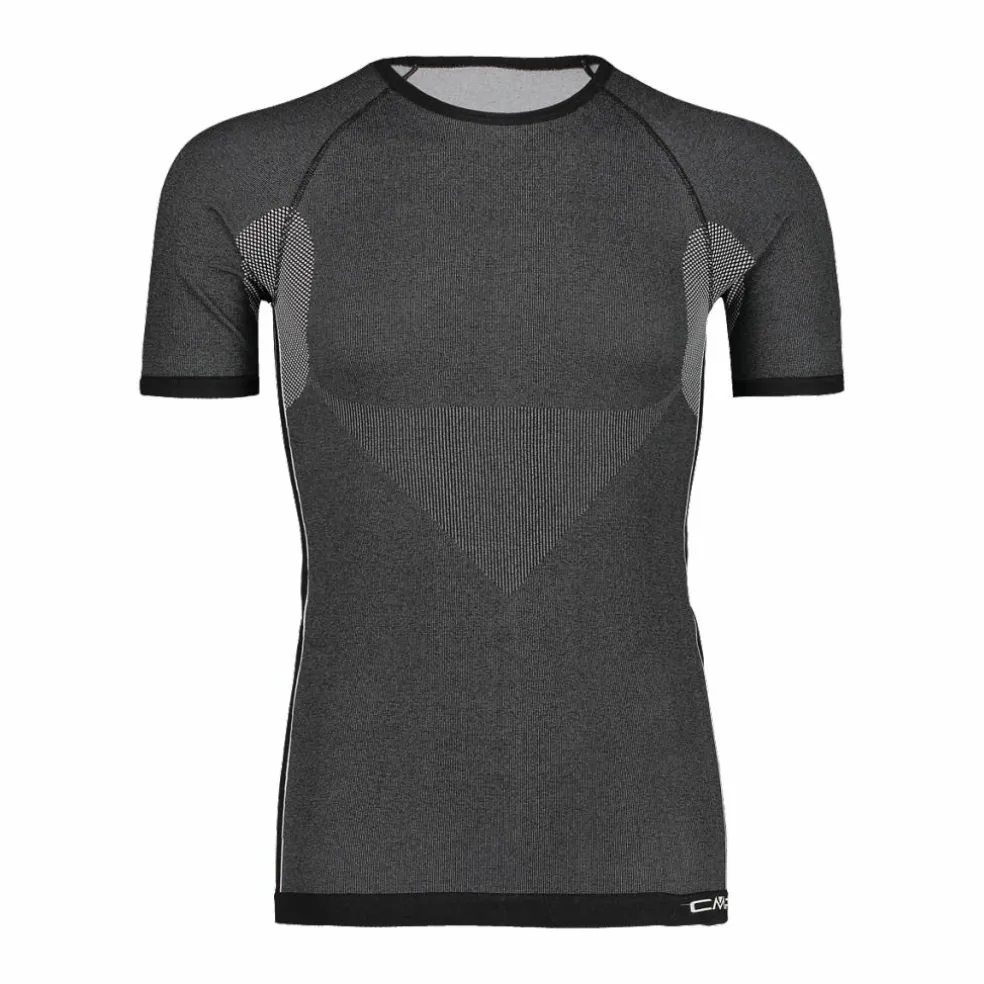 Maglia termica a maniche corte da uomo senza cuciture