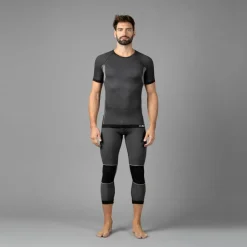 Maglia termica a maniche corte da uomo senza cuciture