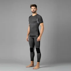 Maglia termica a maniche corte da uomo senza cuciture