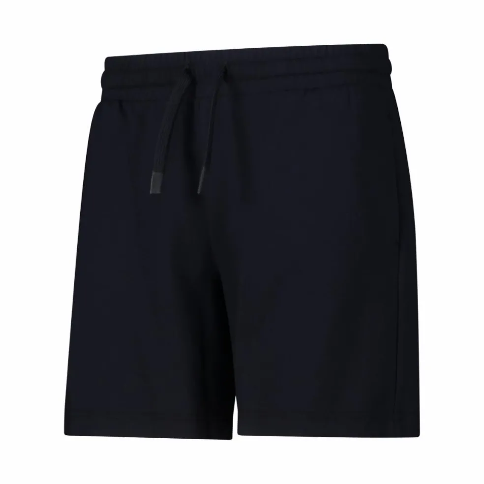 Pantaloncini elasticizzati da donna in cotone french terry