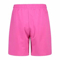 Pantaloncini elasticizzati da donna in cotone french terry