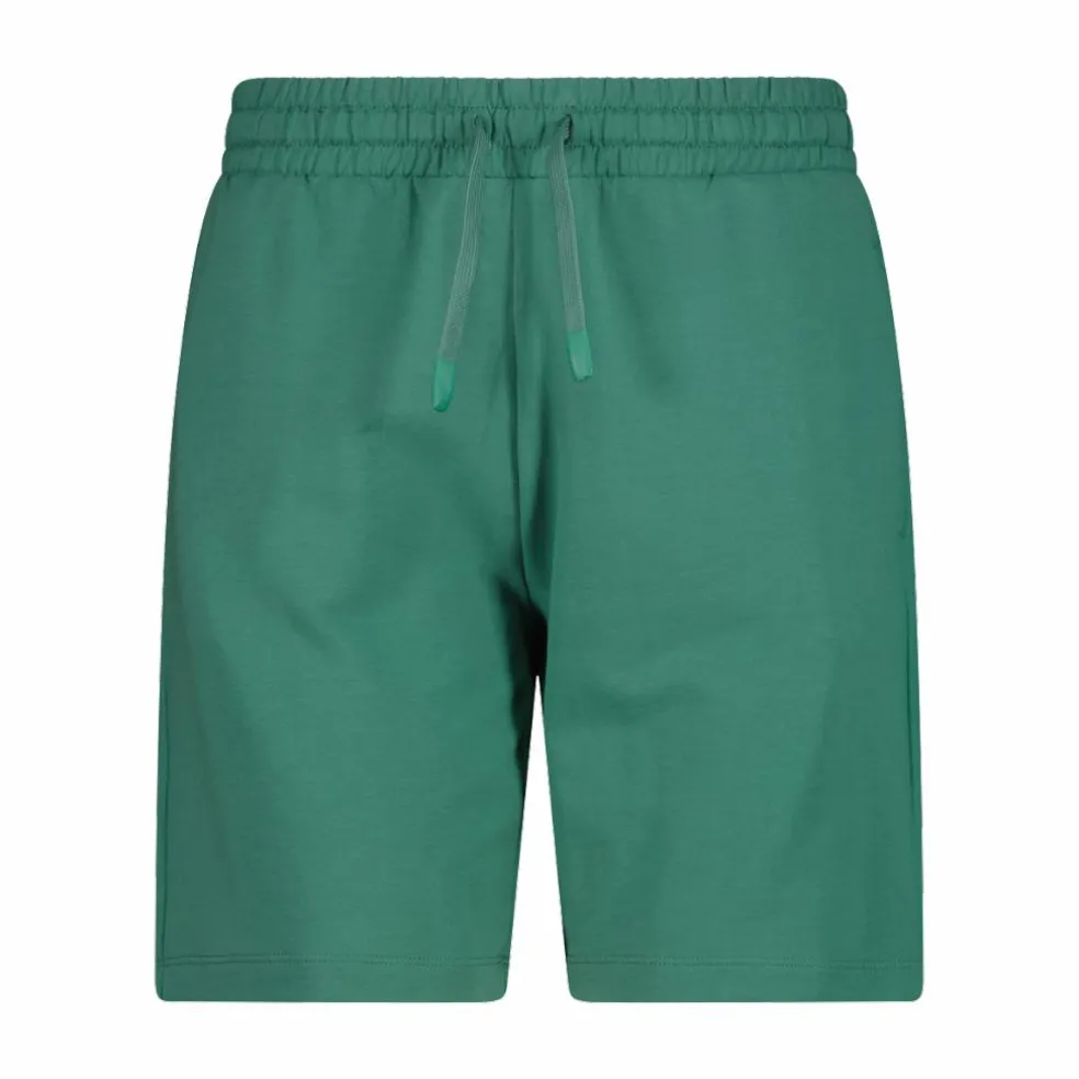 Pantaloncini elasticizzati da donna in cotone french terry