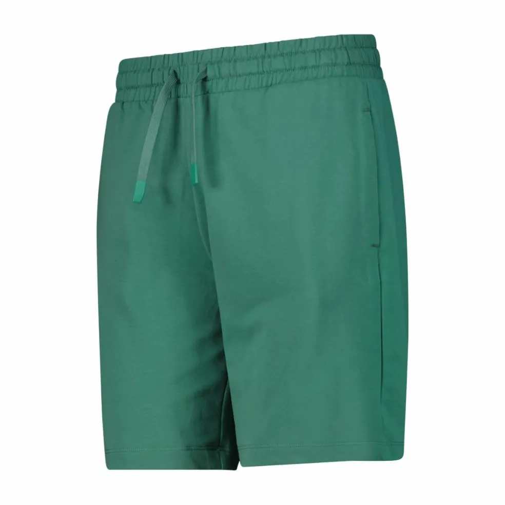 Pantaloncini elasticizzati da donna in cotone french terry