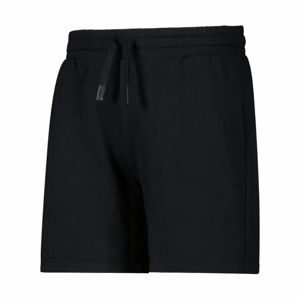 Pantaloncini elasticizzati da donna in cotone french terry