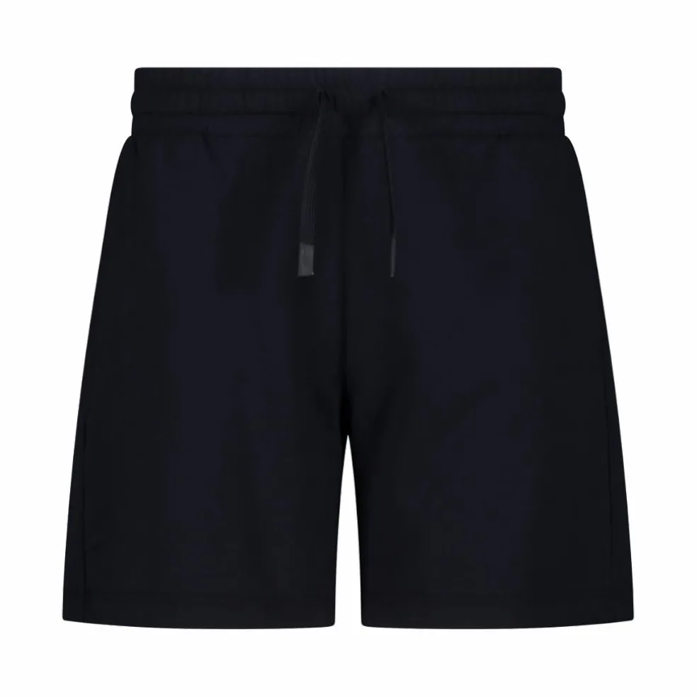 Pantaloncini elasticizzati da donna in cotone french terry