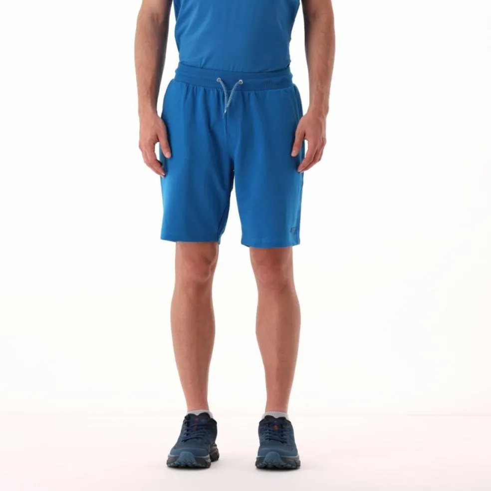 Pantaloncini elasticizzati da uomo in cotone french terry