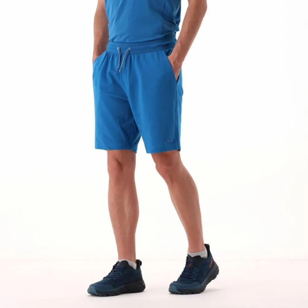 Pantaloncini elasticizzati da uomo in cotone french terry