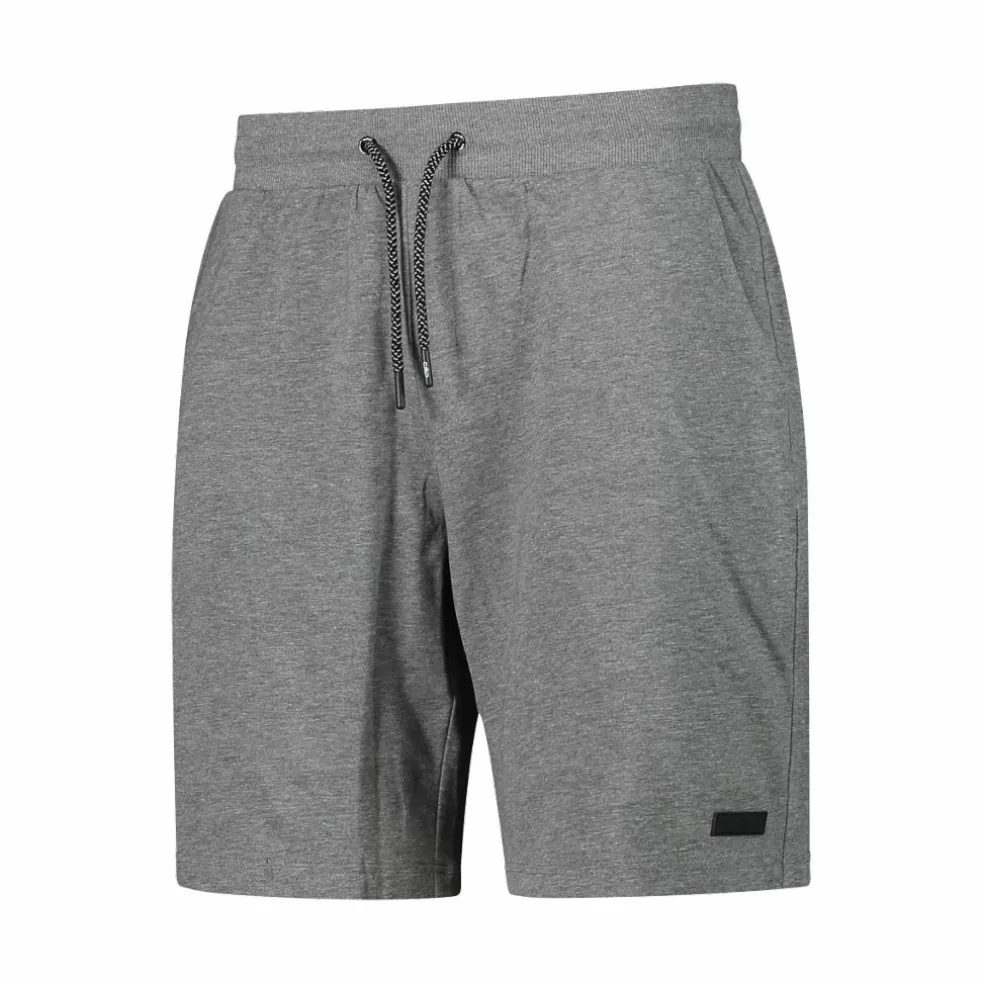 Pantaloncini elasticizzati da uomo in cotone french terry