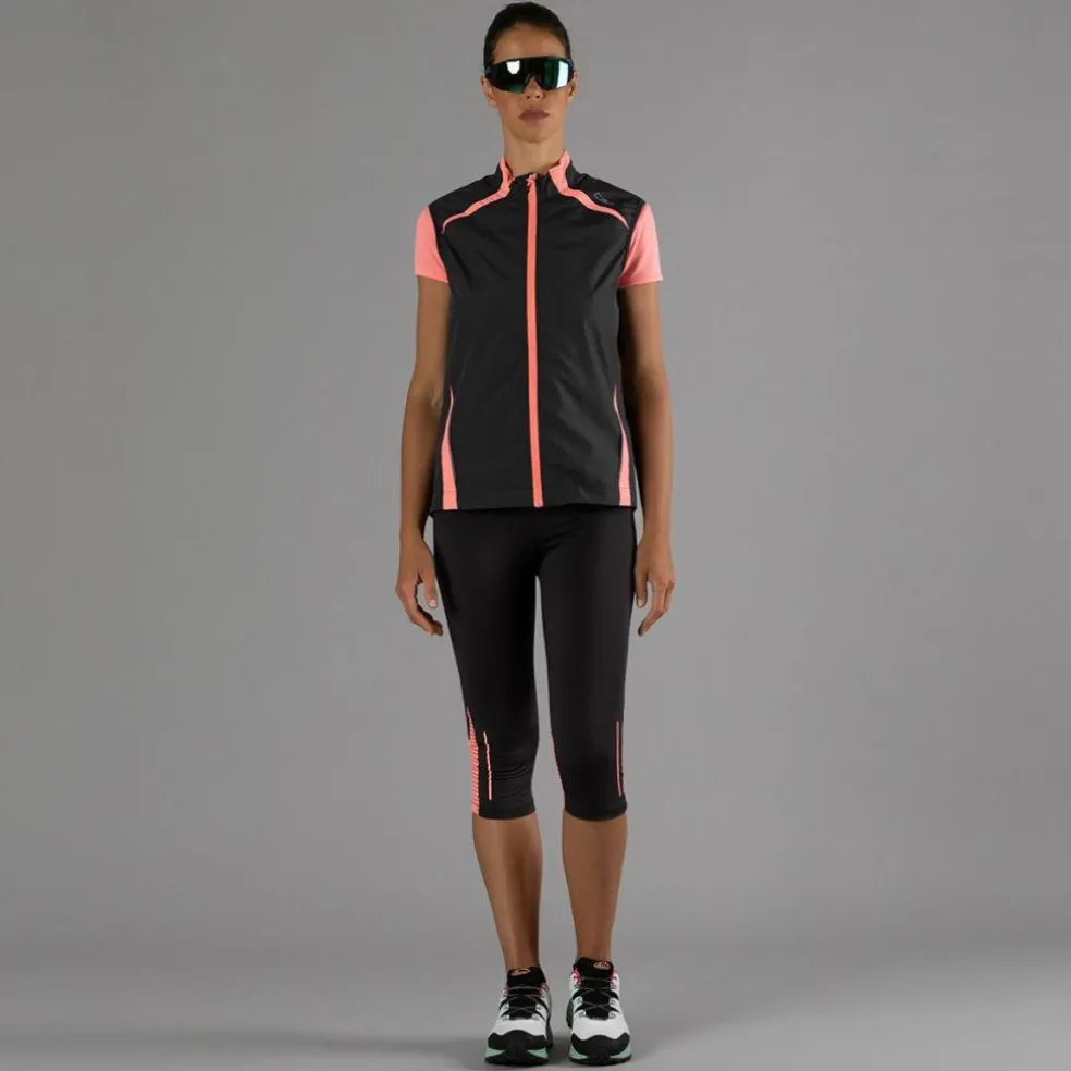 Pantalone 3/4 da donna in poliestere 4-way stretch.