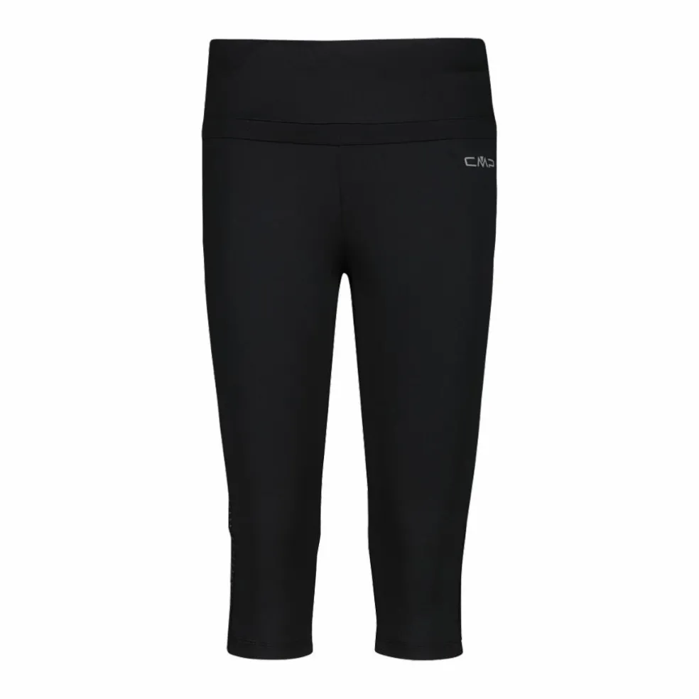 Pantalone 3/4 da donna in poliestere 4-way stretch.