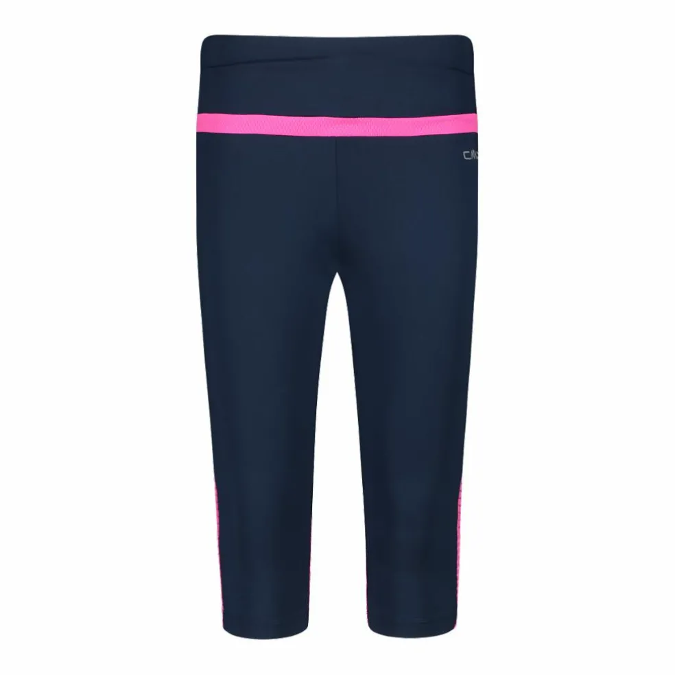 Pantalone 3/4 da donna in poliestere 4-way stretch.