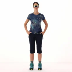 Pantalone capri Unlimitech da donna in tessuto 4 way stretch