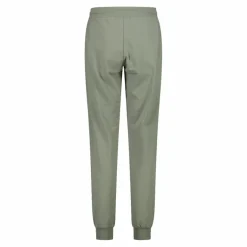 Pantalone da donna in cotone elasticizzato con polsino