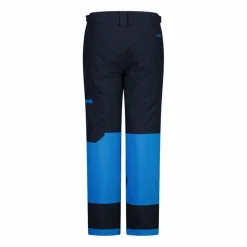 Pantalone da sci da bambini color block in twill