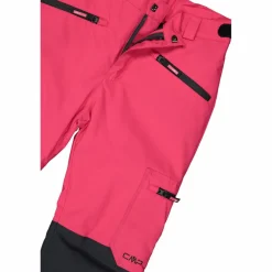 Pantalone da sci da bambini color block in twill