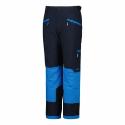Pantalone da sci da bambini color block in twill