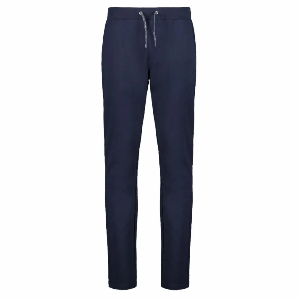 Pantalone da uomo in cotone elasticizzato felpato
