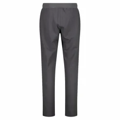 Pantalone felpato da uomo in cotone stretch melange