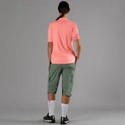 Pantalone free bike da donna con mesh interna removibile e fondello
