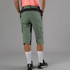 Pantalone free bike da donna con mesh interna removibile e fondello