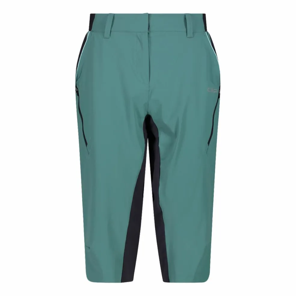 Pantalone free bike da donna con mesh interna removibile e fondello
