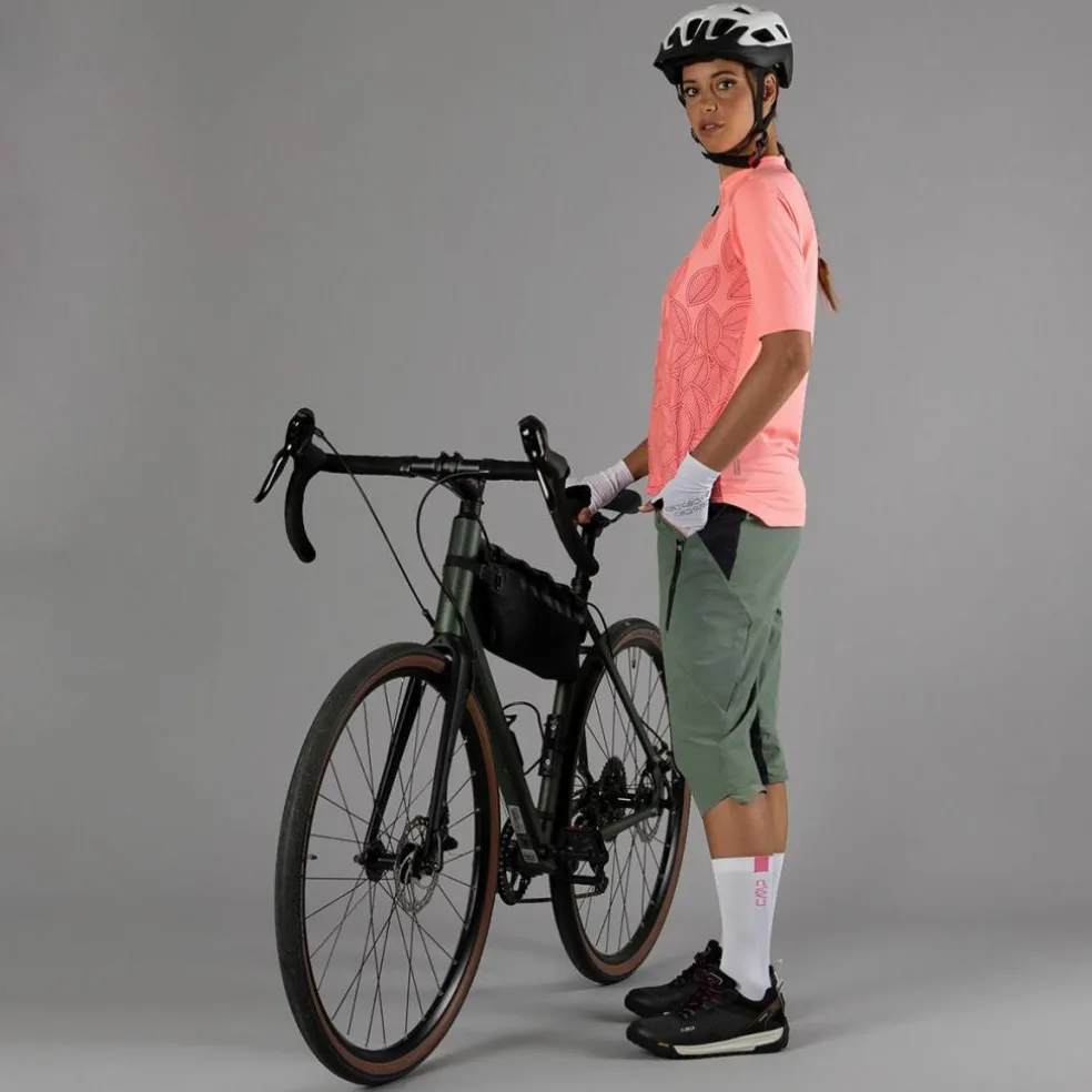 Pantalone free bike da donna con mesh interna removibile e fondello