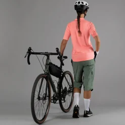Pantalone free bike da donna con mesh interna removibile e fondello