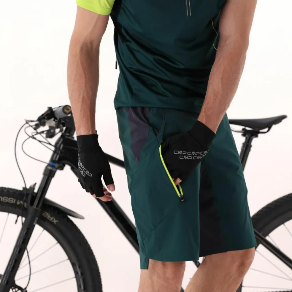 Pantalone free bike da uomo con mesh interna removibile e fondello
